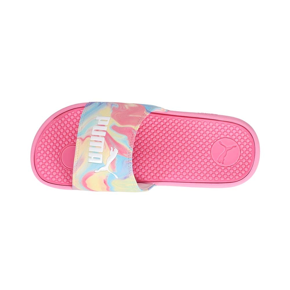 PUMA Cool Cat Ice Cream Swirl Slides Womens Pink Casual Sandals 38695201