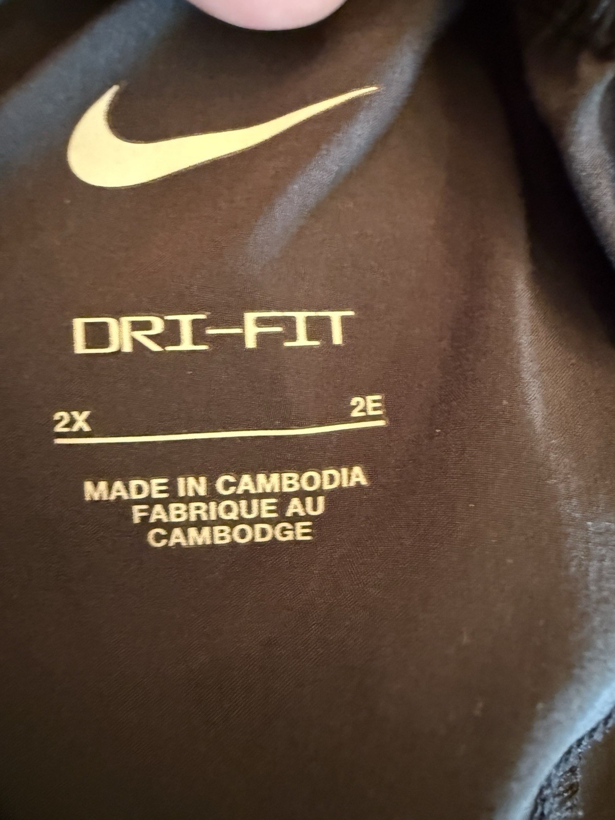Women’s Nike Dri-fit Cropped Casual Athletic Pants 2XL Black Lightweight