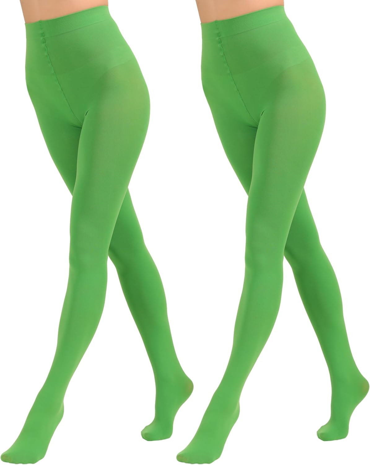 Paralinda 2 Pairs Women’S Solid Color Tights 80D, Soft Opaque Microfiber Tights