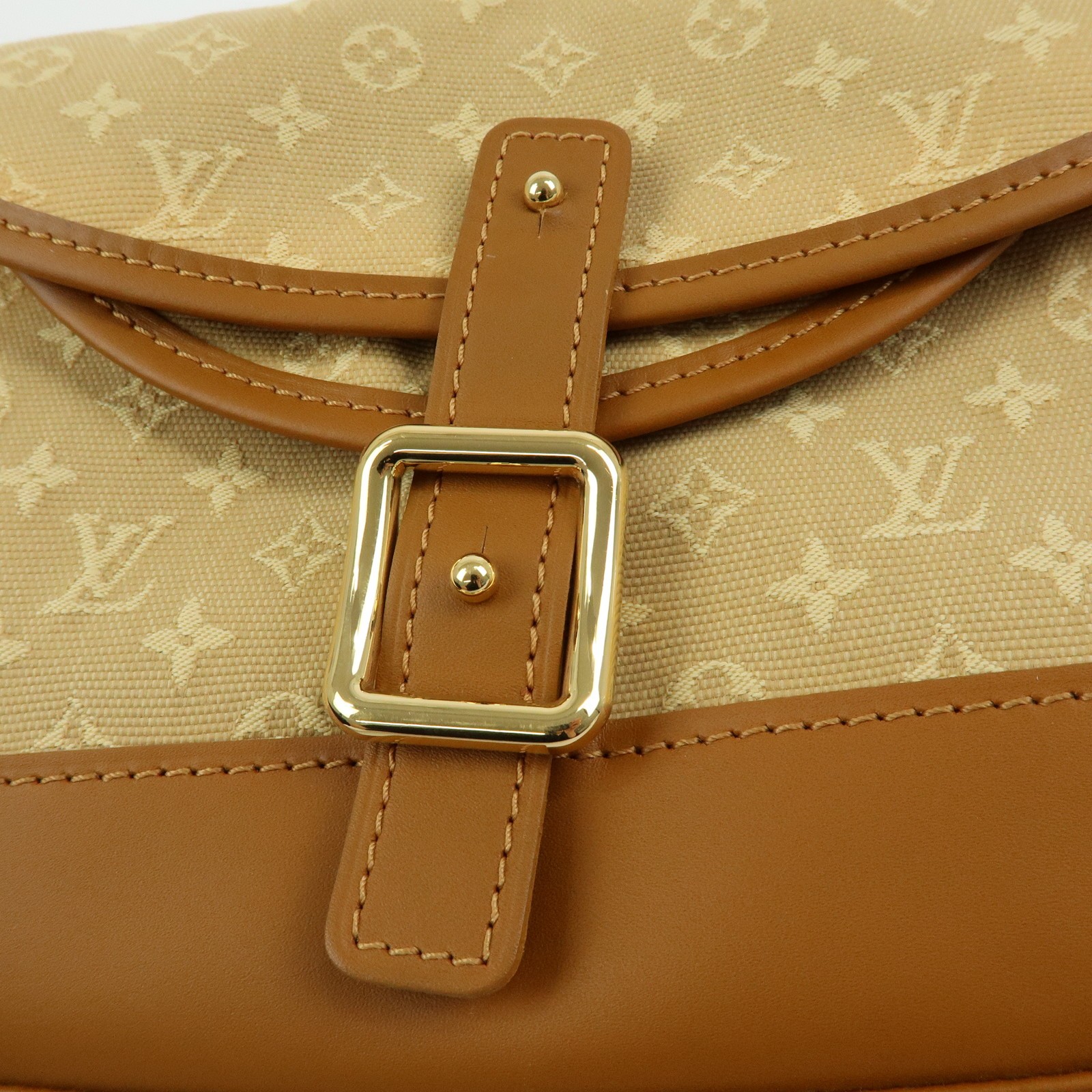 Louis Vuitton Monogram Mini Marjolie Hand Bag Beige M92694 Authentic Used F/S