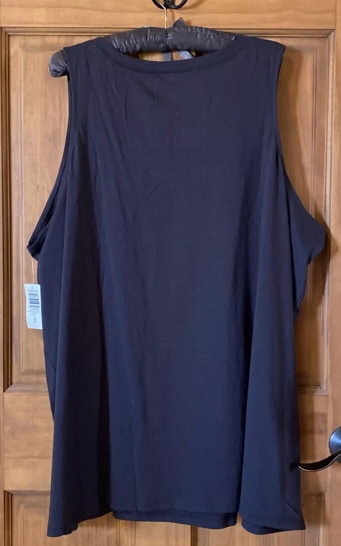 TORRID TANK TOP SLEEVELESS TEE SHIRT TOP COTTON T SHIRT 4 4X 4XL 26 NEW