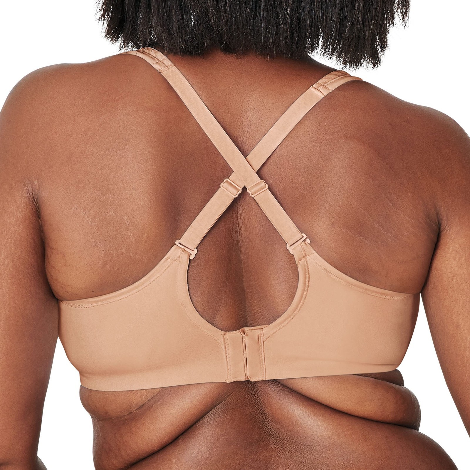 Playtex Women’s Wireless T-Shirt Bra Full Support Beige, 38C