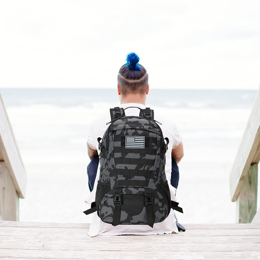 Outdoor Military Tactical Backpack Waterproof Rucksack Camping Hiking Bag