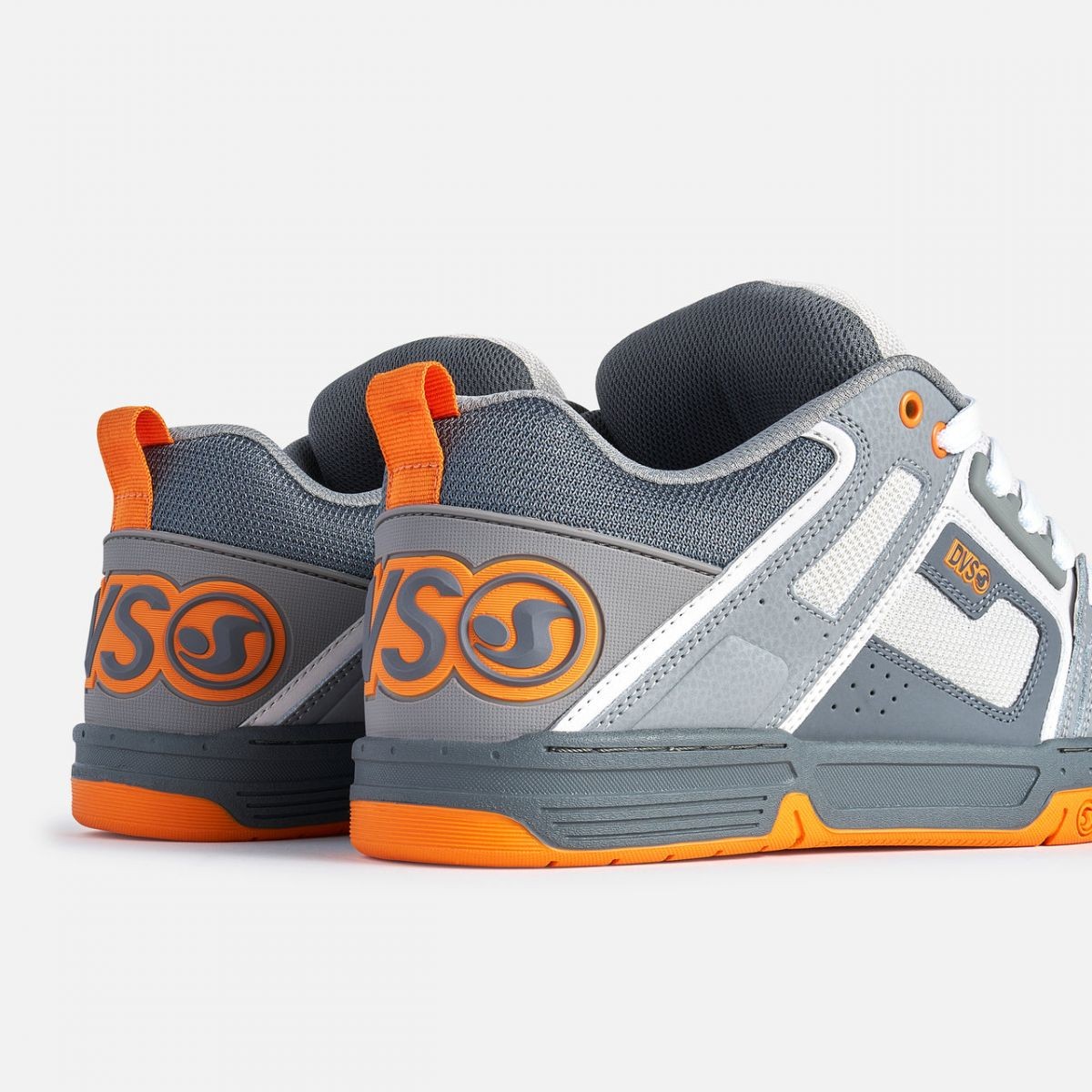 DVS Men’s Comanche Skate Shoe Charcoal/Grey/Orange – DV01318017, Charcoal/Grey/O