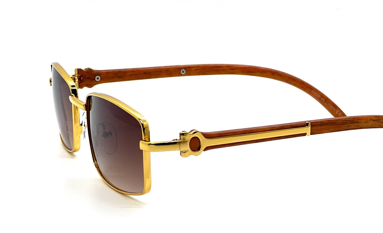 Sunglasses Men Rectangular Classy Fashion Trendy 80’s 90’s Casual Male Lentes