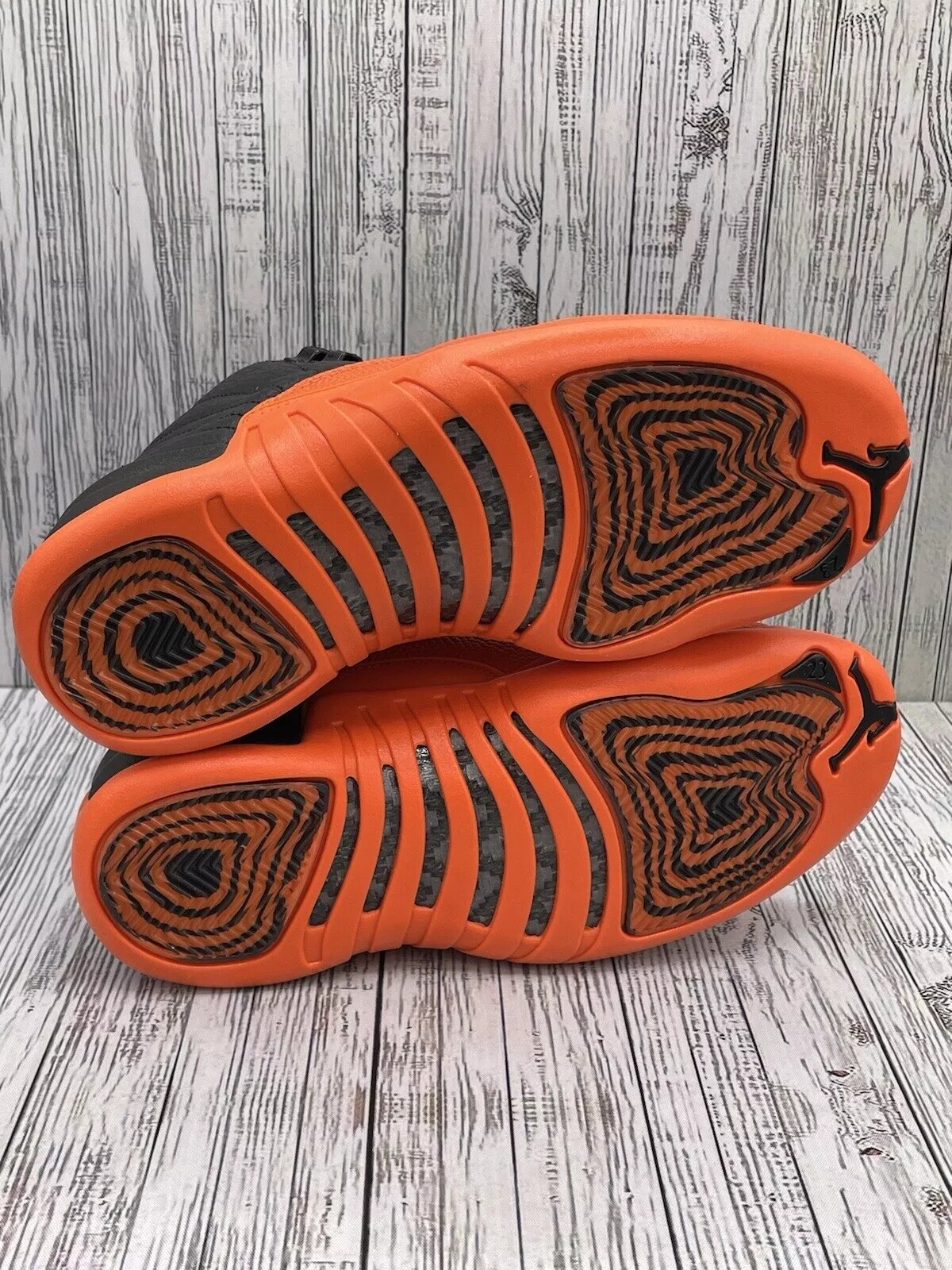 Size 9-13 Nike Air Jordan 12 Brilliant Orange Basketball Mens Shoes