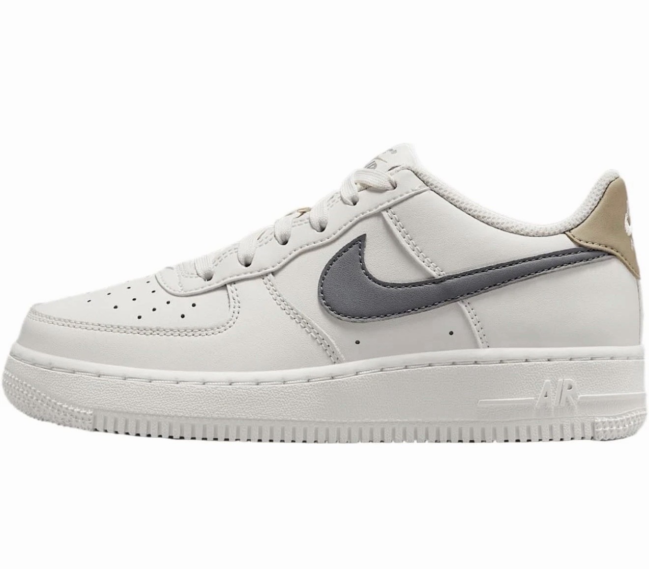 NEW Nike Air Force 1 (GS) Phantom Cool Grey Khaki Sail FV5948-004 Youth Sizes