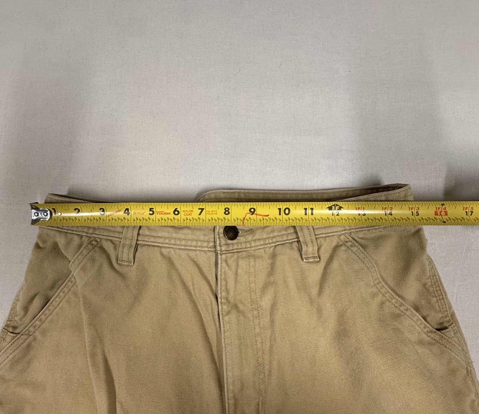 Patagonia All Seasons Hemp Blend Canvas Double Knee Pants Womens Sz 10 KE15
