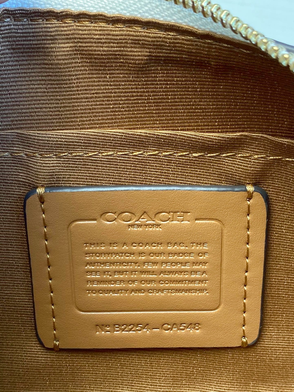 Coach Teri 2Way Shoulder Bag CA548 Signature Canvas White Smooth Leather Outlet