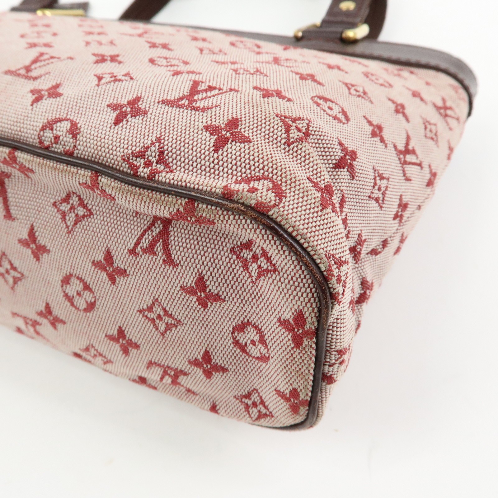Louis Vuitton Monogram Mini Lucille PM Hand Bag Cerise M92678 Authentic Used F/S