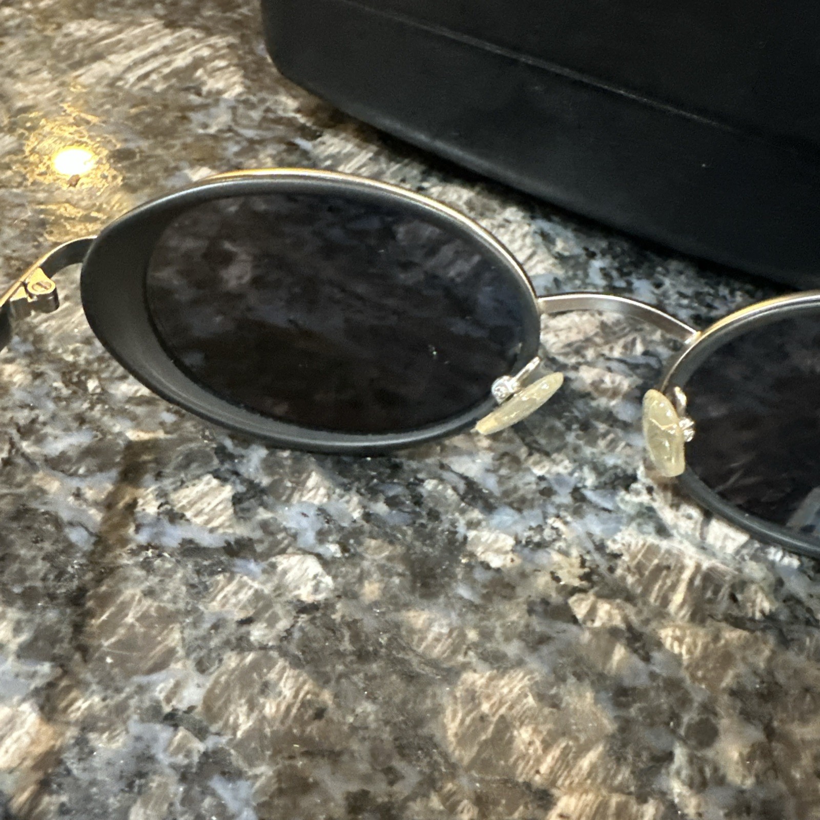 90s Yohji Yamamoto Men’s Oval Sunglasses – Metal Frame 52-6203 – Japan