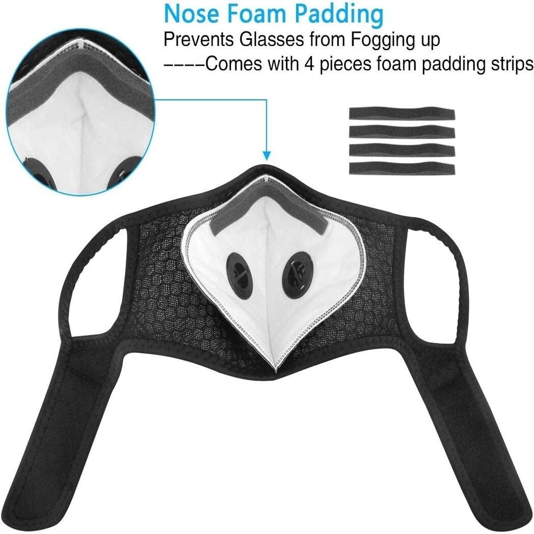 Anti Pollution Face Mask with Military Grade Protection Reusable Dust Half Mask