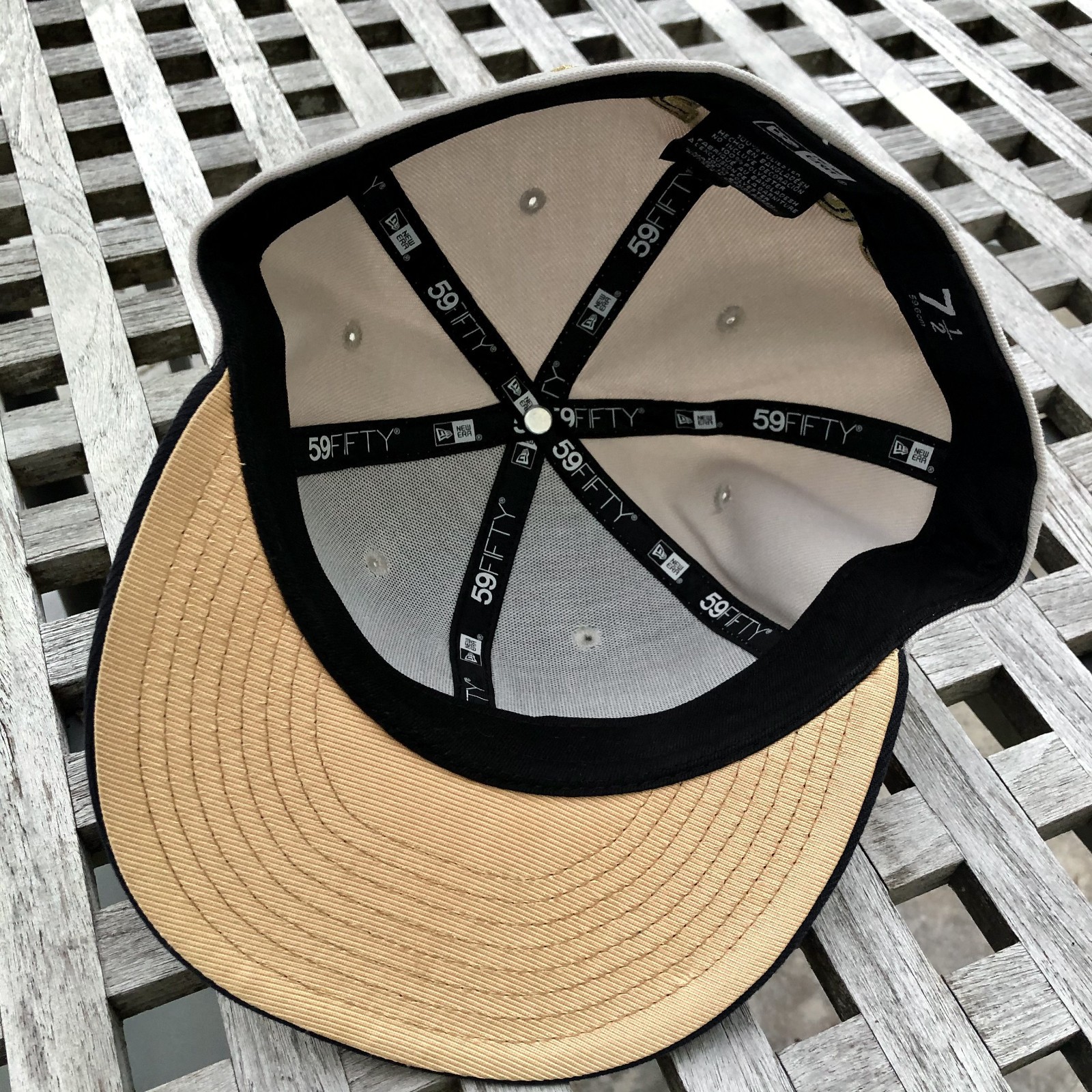 Mexico M Logo Gold UV New Era 59FIFTY 2 Tone Pro Image Hat 7 1/2