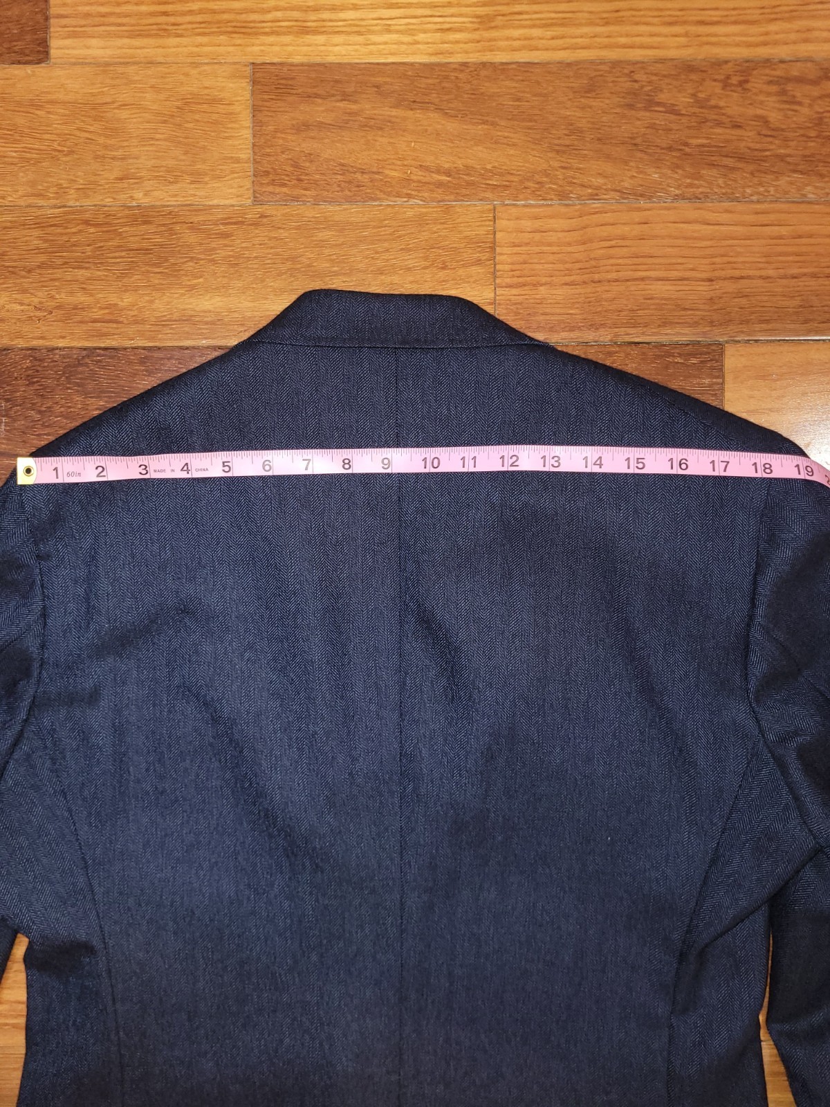 Spier Mackay Navy/Blue Wool Patch Pocket Peak Lapel Blazer 42R Slim