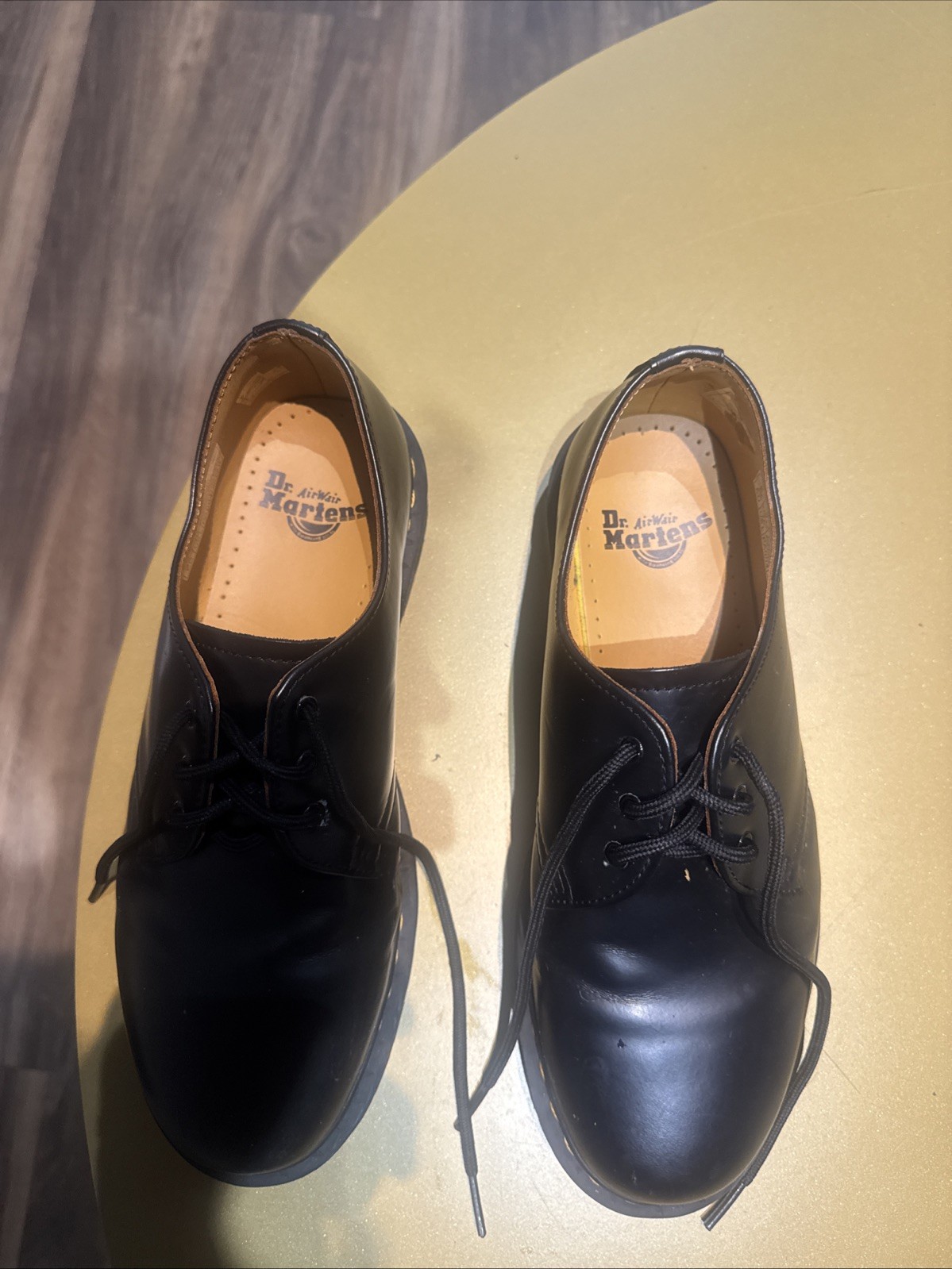 Dr. Martens Men’s Black 1461 Low Cut Leather Shoes Size 9 US AW501