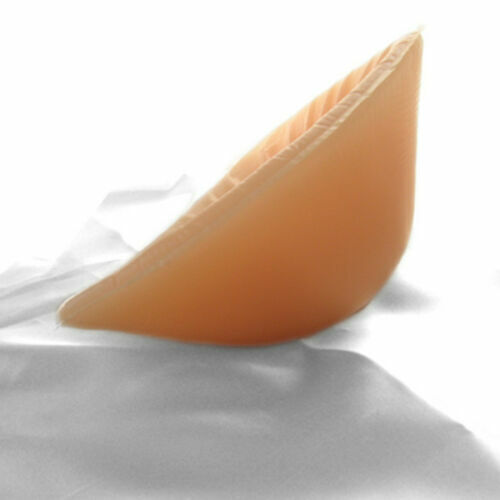 2 Pcs Silicone Breast Forms Fake Boobs Crossdresser Mastectomy Triangular Shape