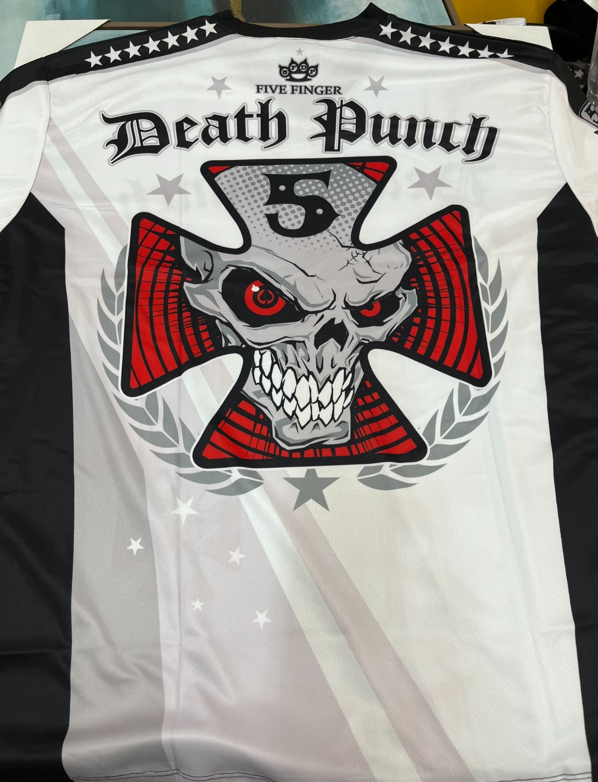 Five Finger Death Punch Jersey Shirt, NEW