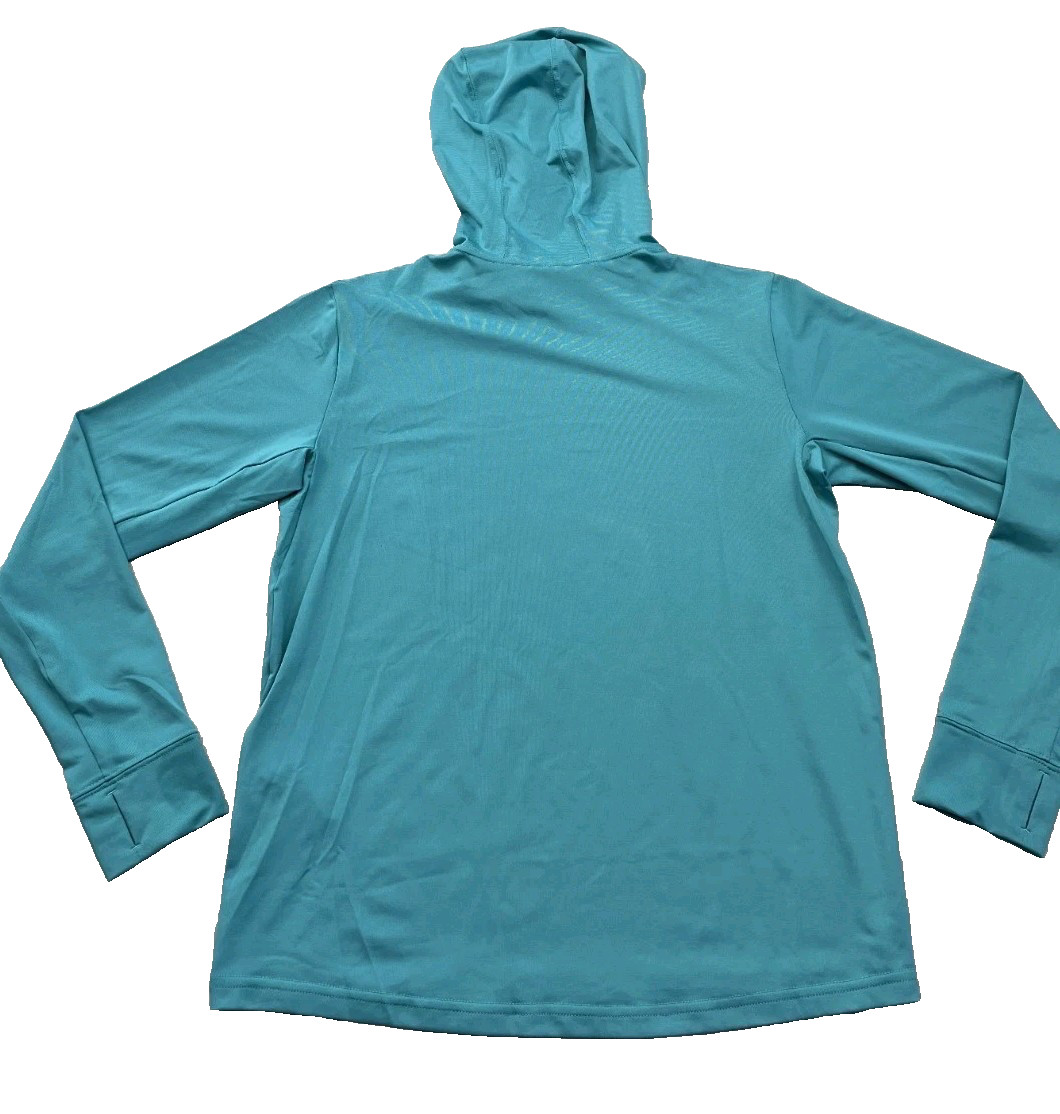 Patagonia Kids Capilene Cool Silkweight Hoody Subtital Blue 40+ UPF Size L(12)