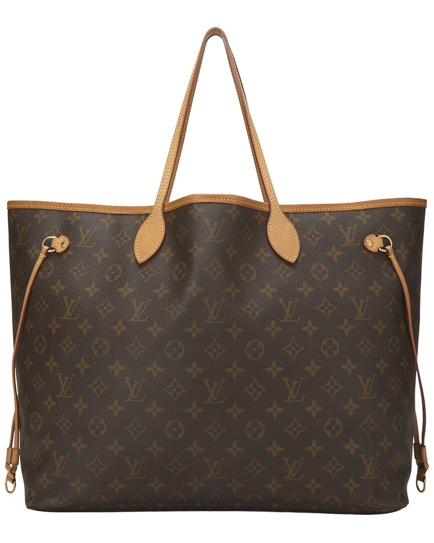 Louis Vuitton Brown Monogram Canvas Neverfull Gm (Authentic Pre-Loved) Women’s
