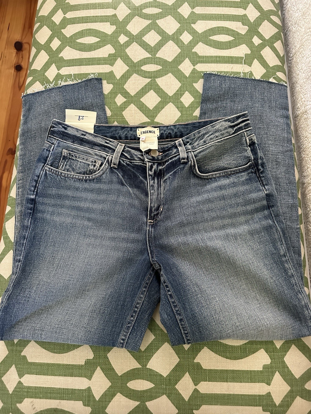 L’agence Milana Low Rise Stovepipe Jeans Size 28