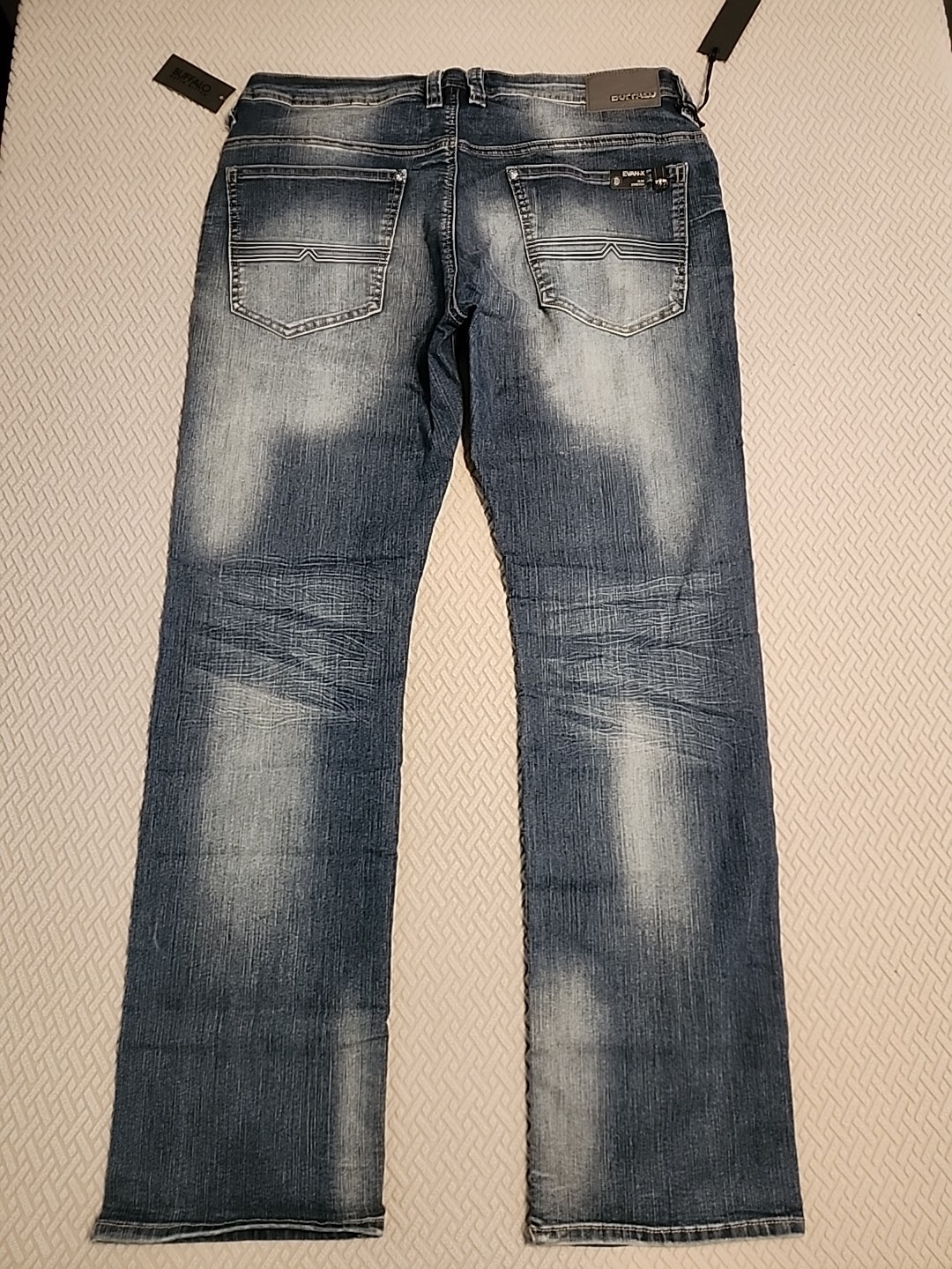 NWT $99 Buffalo David Bitton Jeans Evan-X slim strech vintage blue classic