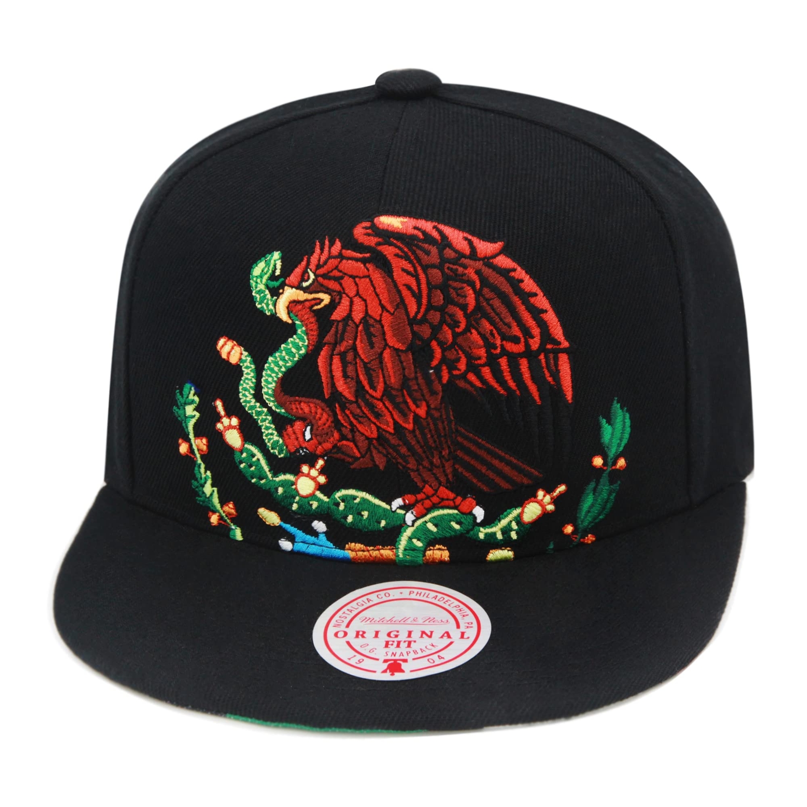 Mens Mitchell & Ness BRANDED CROPPED EAGLE SNAPBACK – MEXICAN FLAG