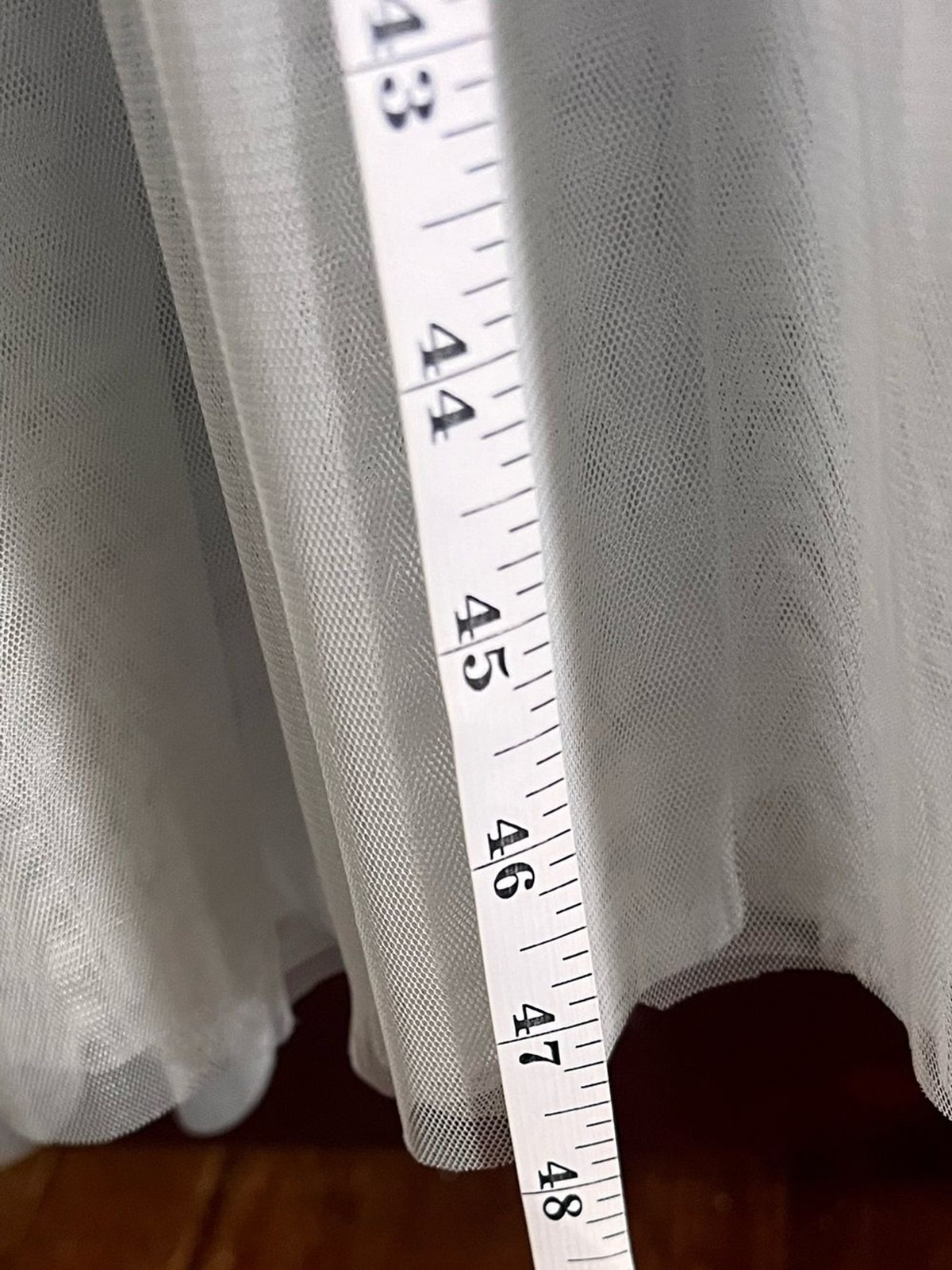 BHLDN Anthropologie Nymph Dress Beaded Tulle Gray size 12