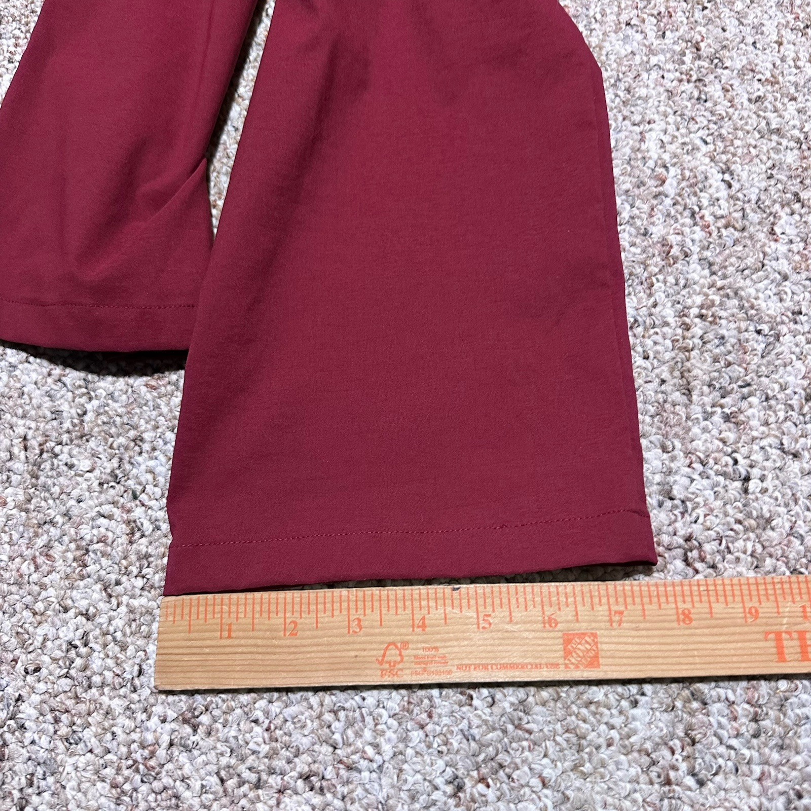 686 Everywhere Featherlight Chino Pants OXBLOOD Mens 40/34 Slim Fit NWT