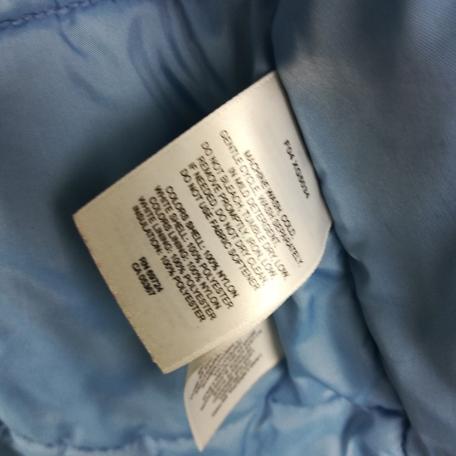 Columbia Girls Jacket Insulated Blue Full Zip Pockets Youth 7/8