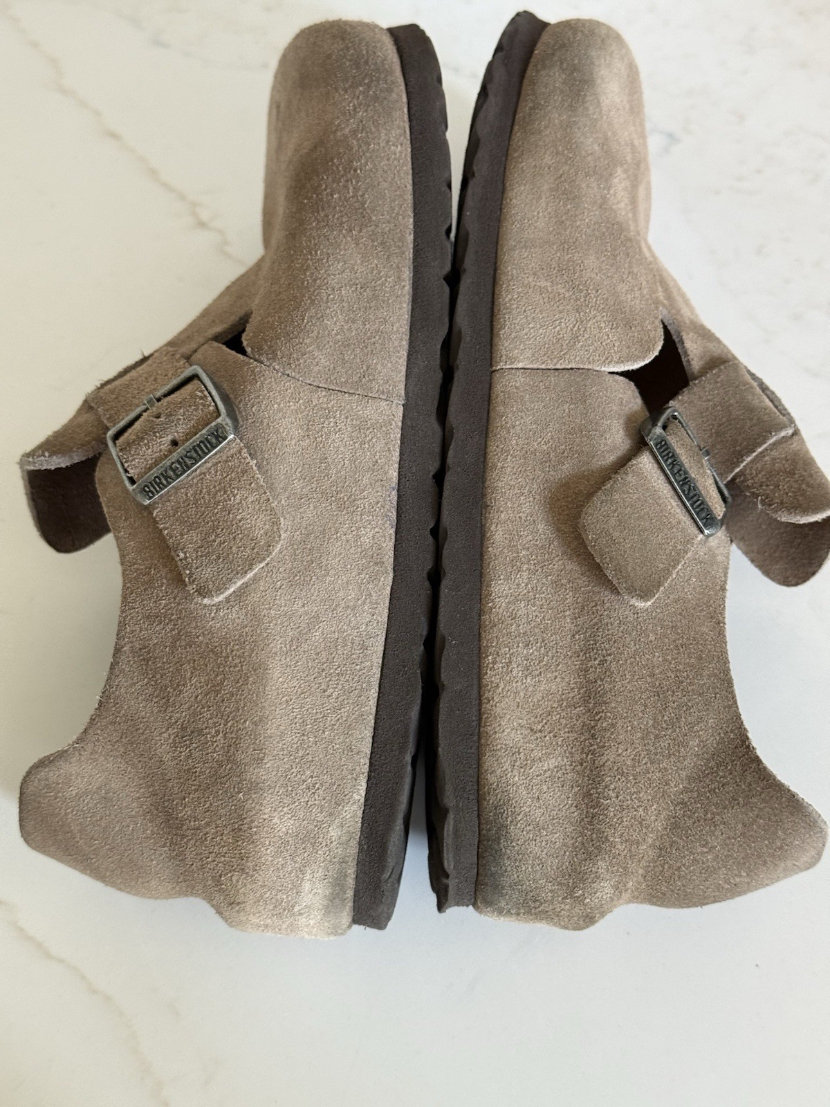 Birkenstock London Bs Color Taupe Suede Clog EU 39/US W8 M6