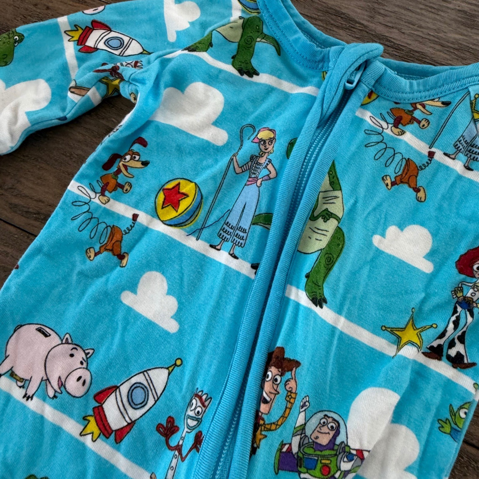Little Sleepies Disney Toy Story Bamboo Zippy Preemie Blue Woody Buzz Lightyear