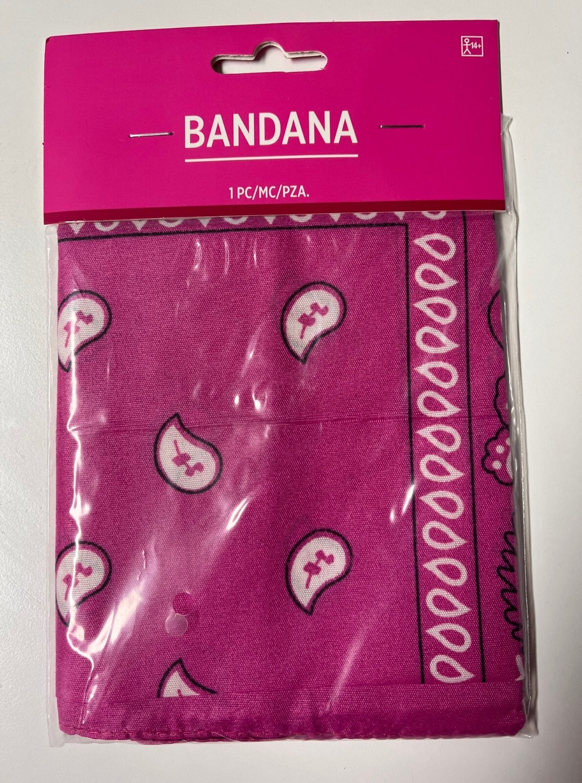 6 Pack 20″ x 20″ Bandanas Black, Pink, Orange, Yellow, Gray, Tan US Seller