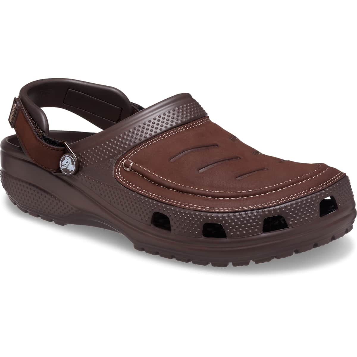Crocs Men’s Yukon Vista LR Clogs – LiteRide Foam, Adjustable Strap, Faux Leather