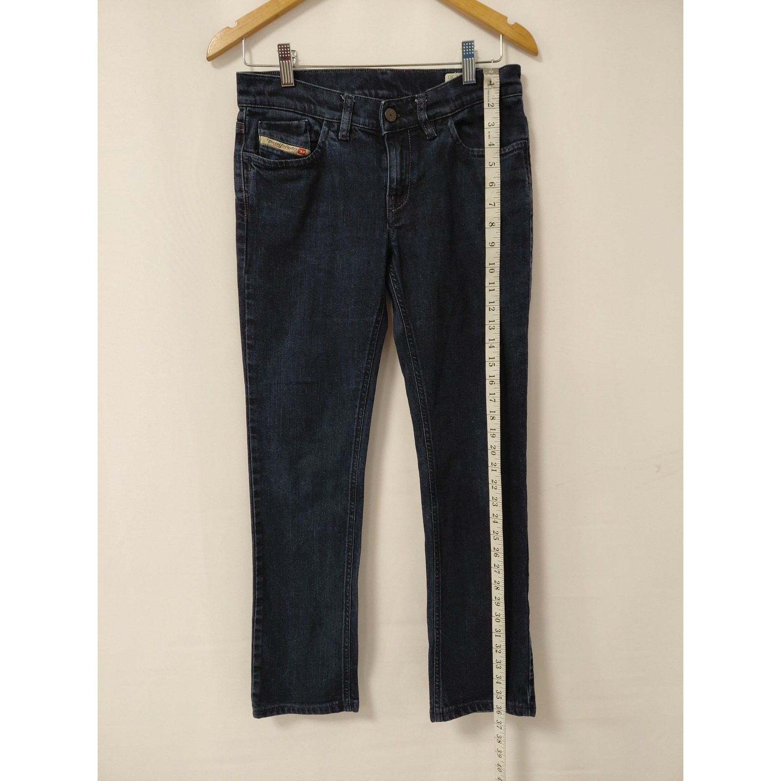 Diesel LIV Industry Dark Wash Jeans Mid (10-12 in) Regular Denim Women Size 28