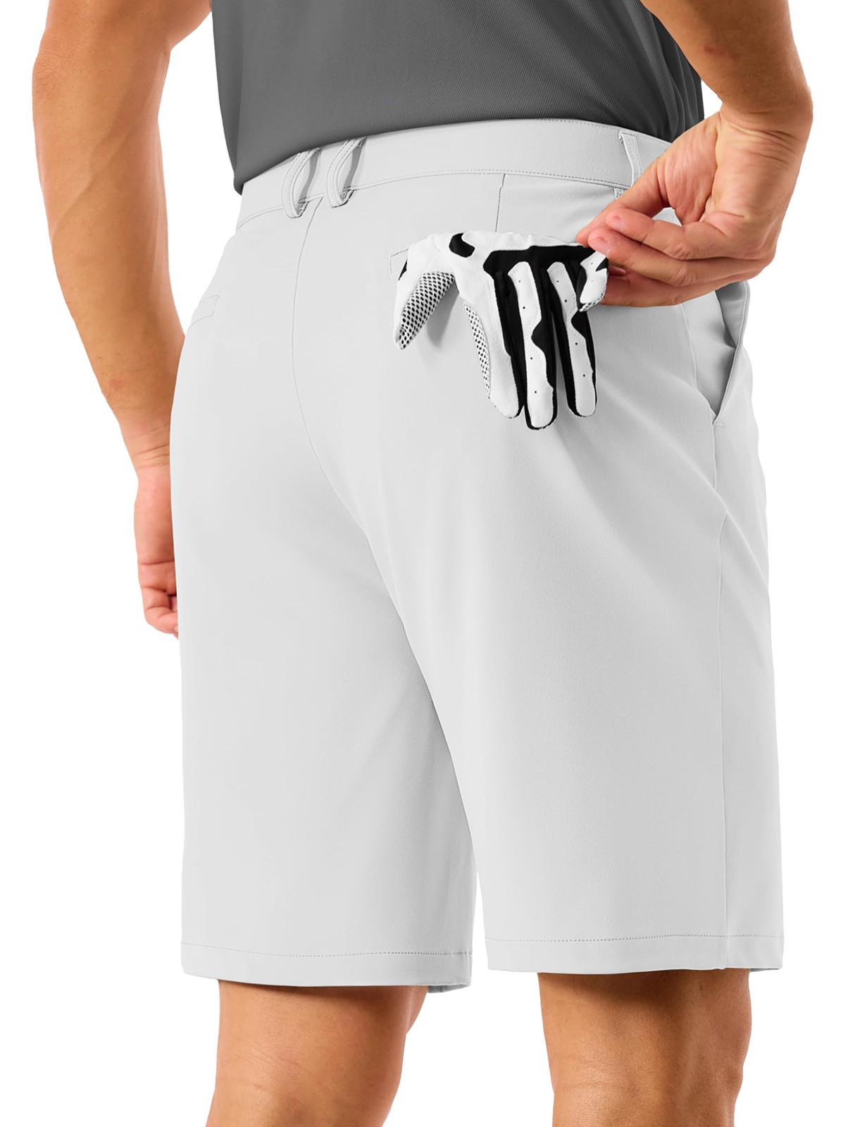 Men’s Golf Shorts 9 Inch Stretch Lightweight Dress Work Casual Shorts Quick Dry