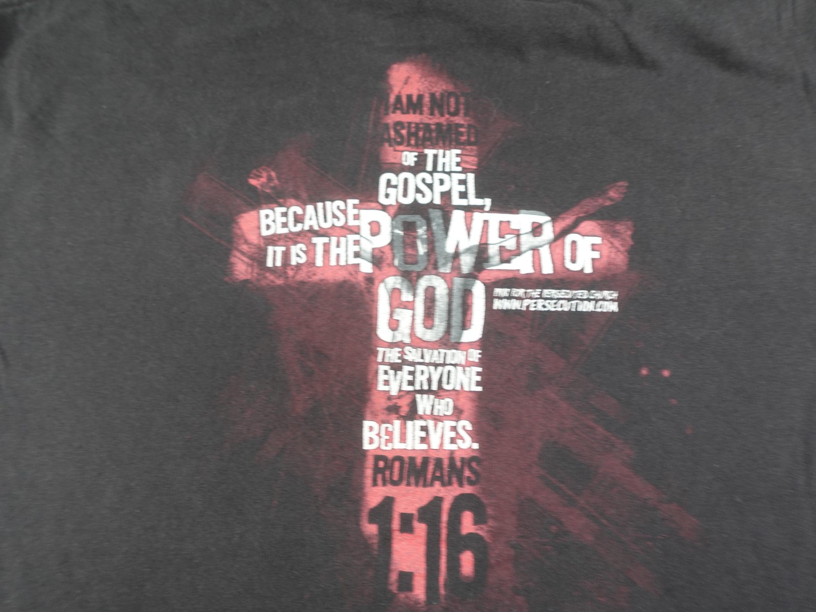 This Shirt Is Illegal Christian Shirt Mens XL Black Jesus Cross Romans 1:16 Y2K
