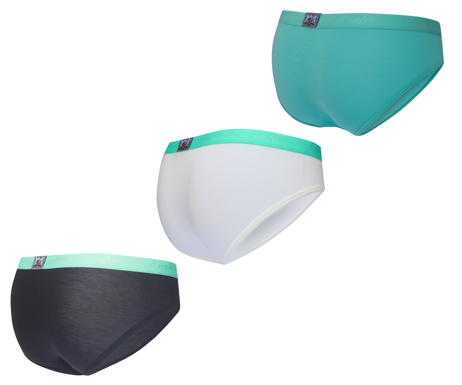 3-Pack English Drape Underwear Sport Brief