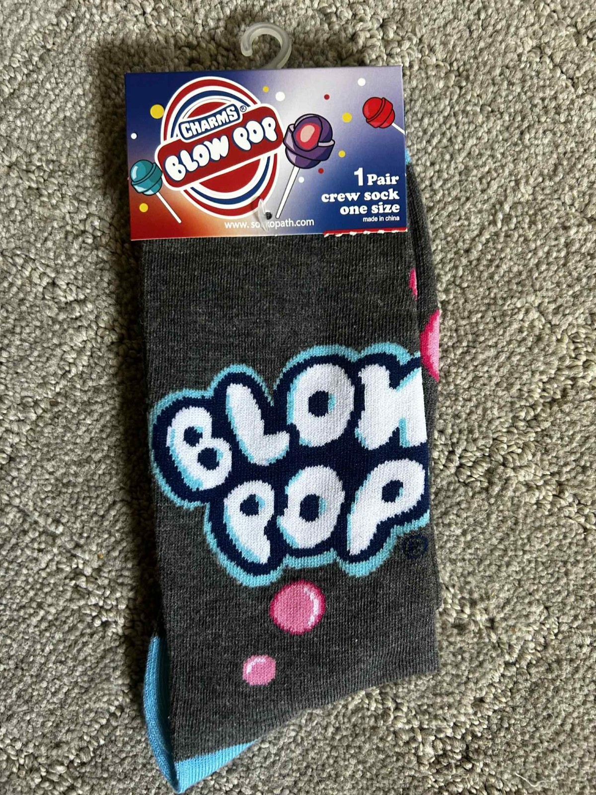 Novelty Crew Crazy Colorful Socks Candy Sweets Hot Tamale Bubble Gum Tootsie Pop