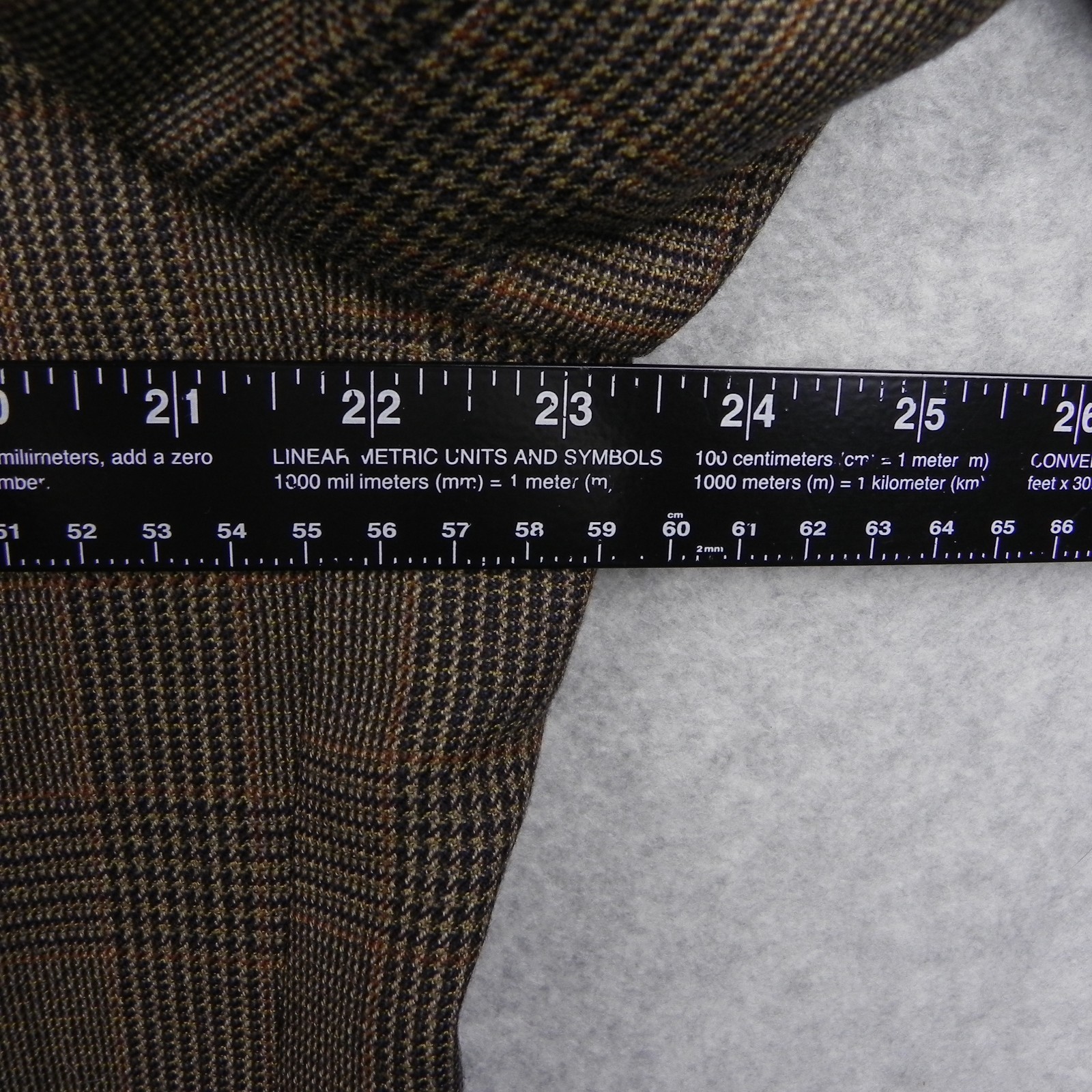 Brooks Brothers Blazer Mens 43R Wool 2-Button Suit Jacket Sport Coat Brown Plaid