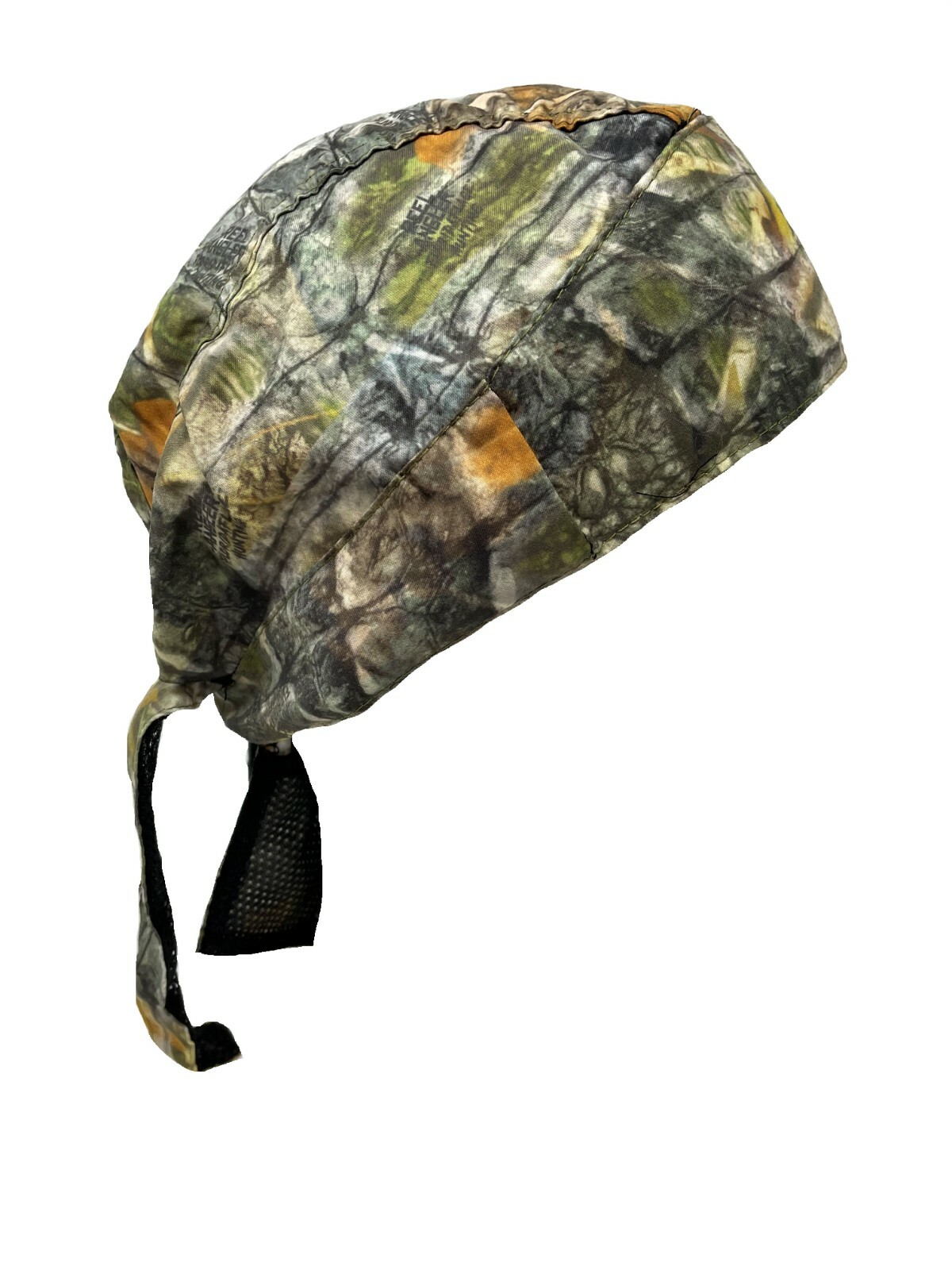 Real Angler Green Camo Camouflage Doo Rag Durag Skull Cap Sweatband Capsmith