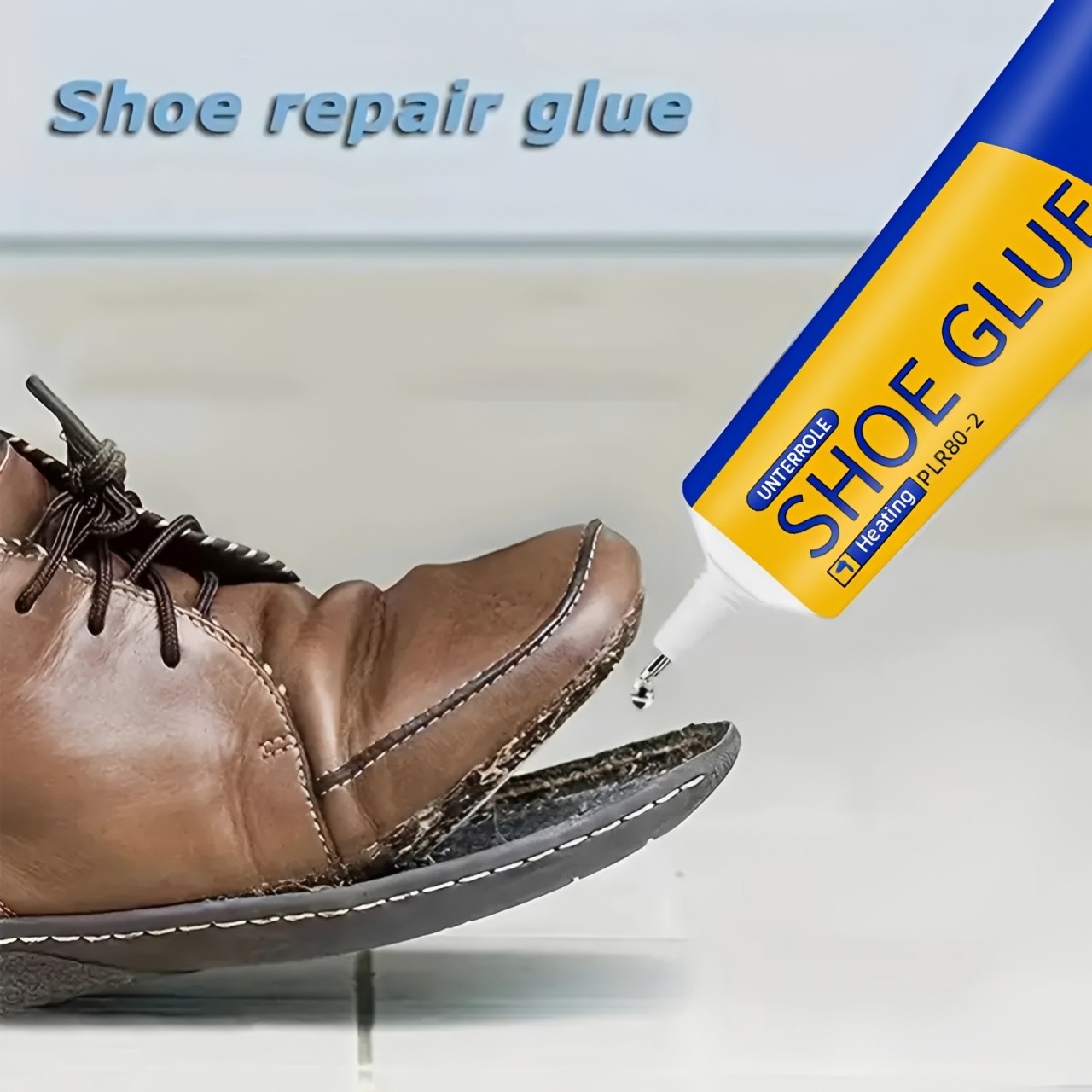 Shoe-Fix Glue: Pro Grade Shoe Repair Glue Adhesive for Boots, Heels, Soles, More