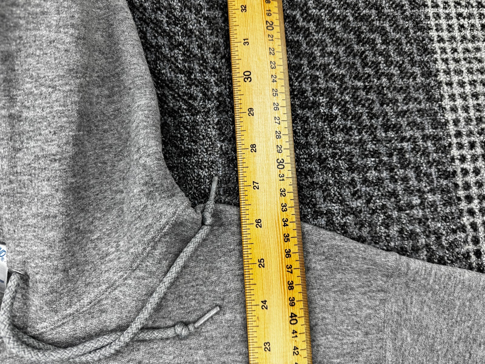 Utah Utes Graphic Grey Unisex- Large Hoodie Cotton Blend Machine Washable