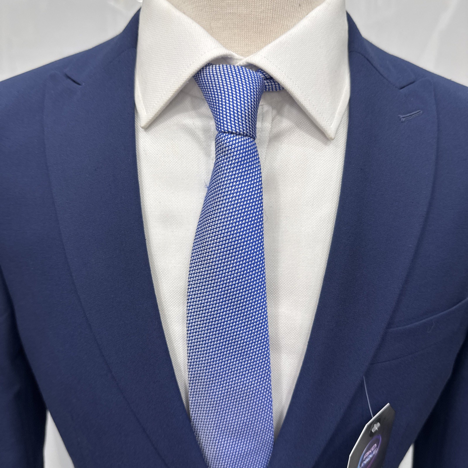 NEXT TAILORING Blue Slim Fit Modern Suit Jacket Blazer Chest 38 Short