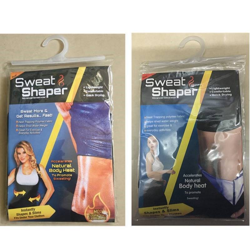 Women Sauna Suit Shirt Sweat Heat Trapping Shapewear Slimmer Body Shaper Vest