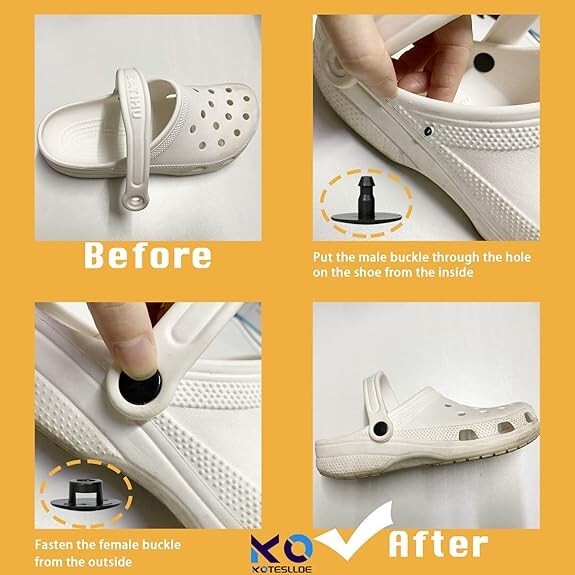 8 Sets Replacement Rivets for Crocs, Replacement Parts for Crocs