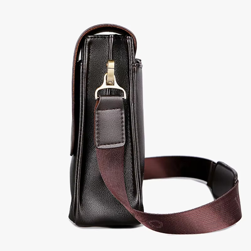 Polo Style Vertical Shoulder Bag Casual Crossbody Business Travel Bag Free Ship