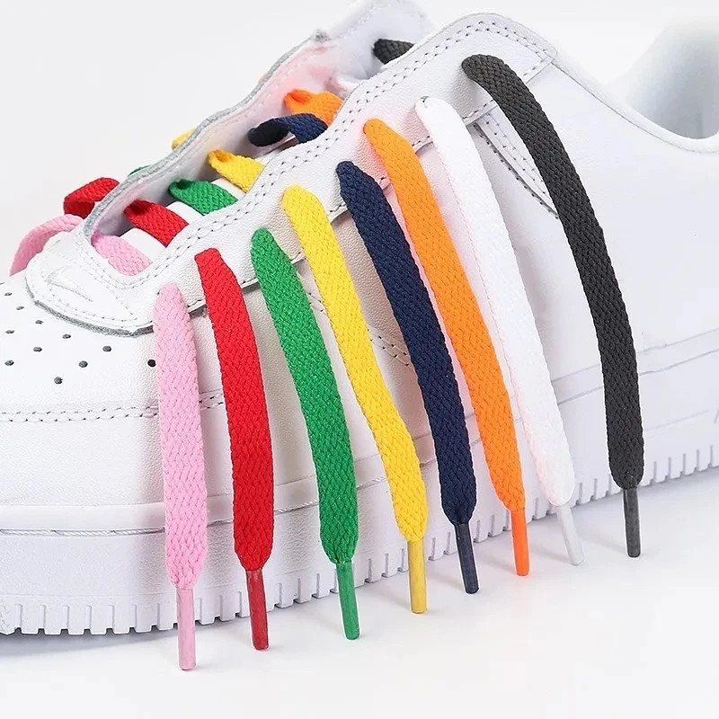 1 Pair Flat Shoelaces Classic AF1 Shoe Laces Sports Casual Unisex Strings