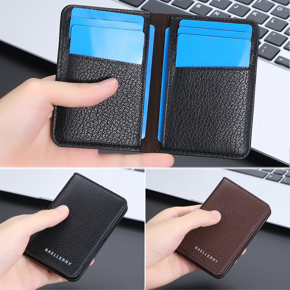 Fashion Men’s Bifold Leather Wallet ID Credit Card Holder Billfold Purse Clutch