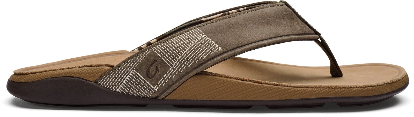 OluKai Tuahine Mens Sandals Hunter/Golden Sand (Size 8 13 14)
