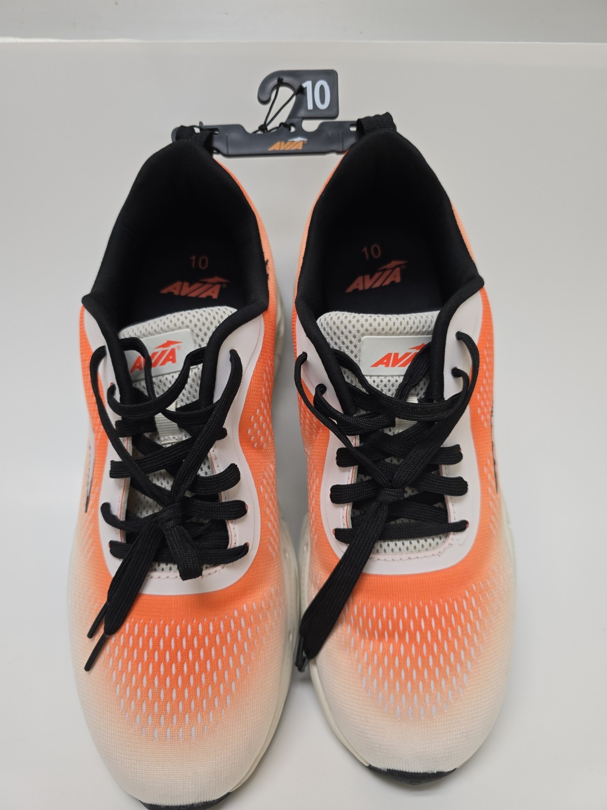 Avia MAV Jumbo Lite Runner Men’s 10 Orange White Sneakers NWT